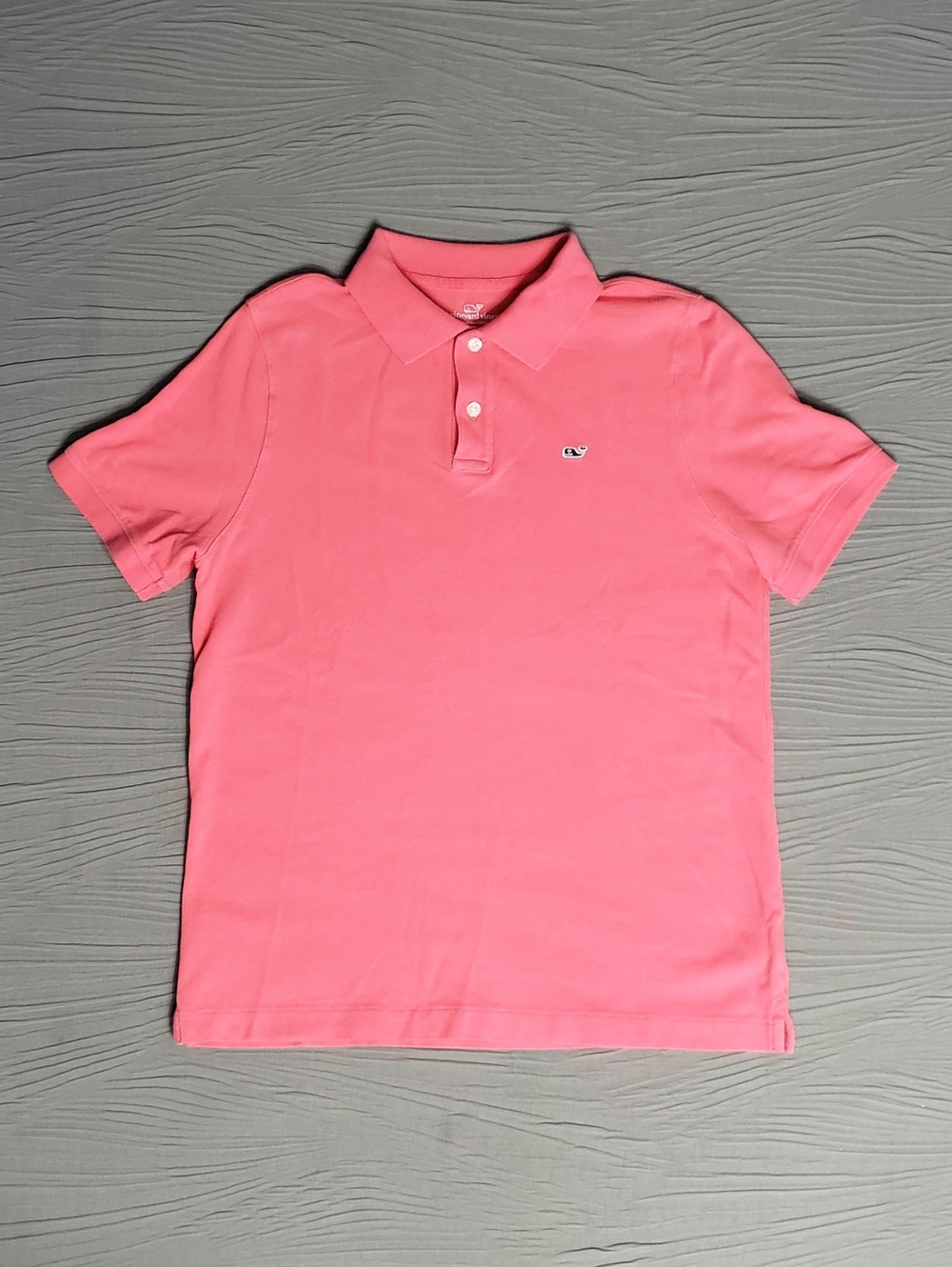 NWOT! VINEYARD VINES Women's Embroidered Logo Cotton Polo Shirt (XL/18) Pink